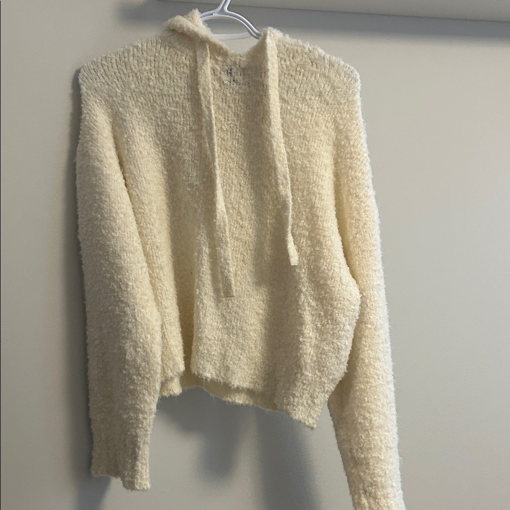 H&M Divided Cream Textured Hoodie